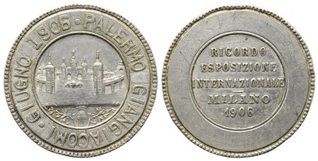 VARIE. GETTONI. Gettone MILANO RICORDO ESPOSIZIONE INTERNAZIONALE 1906...