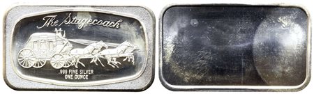 VARIE. Lingotto Stagecoach 1 oz Ag 999.