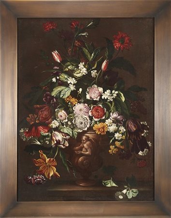 Scuola del Nord Europa del secolo XVIII


Vaso di fiori istoriato

Olio su tela