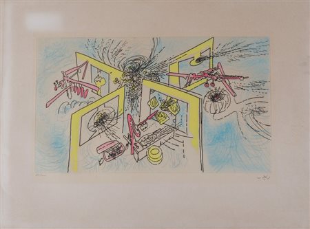 ROBERTO SEBASTÍAN MATTA (Santiago del Cile 1911 – Civitavecchia 2002) “Senza titolo”....