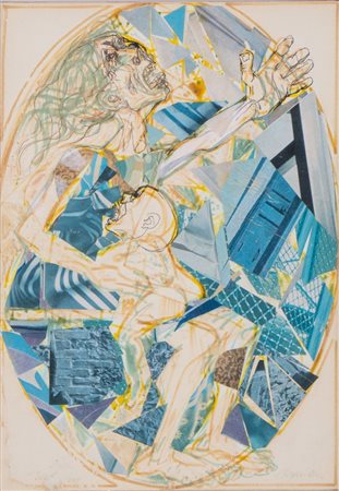 ALDO BORGONZONI (Medicina 1913 - Bologna 2004) "Madre vietnamita", 1969....