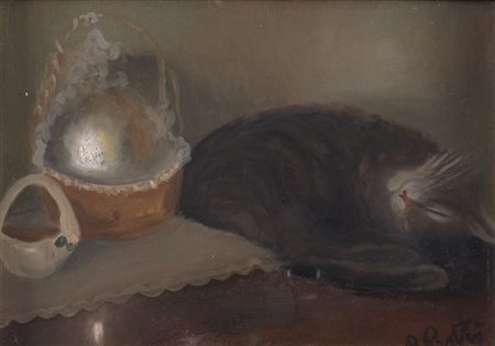 ALFREDO PROTTI (Bologna 1882 - 1949) "Luce dall'alto o da sinistra", 1920....