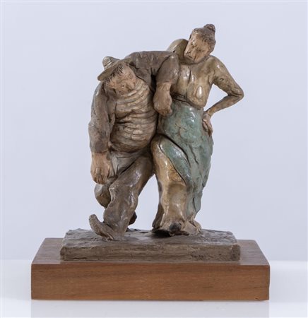 CLETO TOMBA (Castel San Pietro Terme 1898 - Bologna 1987) "Le due croci"....