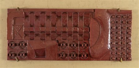 CARLO ZAULI (Faeza 1926 - 2002) "Struttura geometrica", primi anni '60....