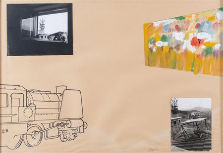 RENATO MAMBOR (Roma 1936 – 2014) "Interessano i particolari di una locomotiva...