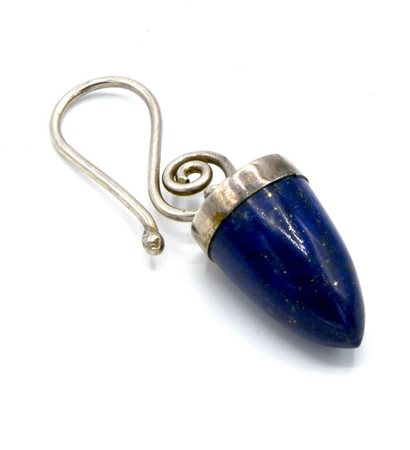 CIONDOLO CON LAPISLAZZULO lunghezza cm 6,5