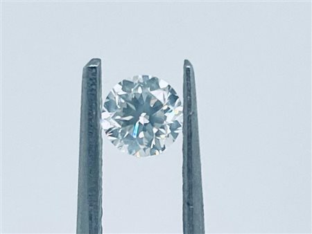 DIAMANTE 0,37 CT COLORE H PUREZZA VS2 - TAGLIO BRILLANTE - CERTIFICATO ID -...