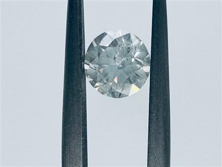 DIAMANTE 0,72 CT I - I1 - TAGLIO BRILLANTE - INCISO AL LASER + CERTIFICATO ID...