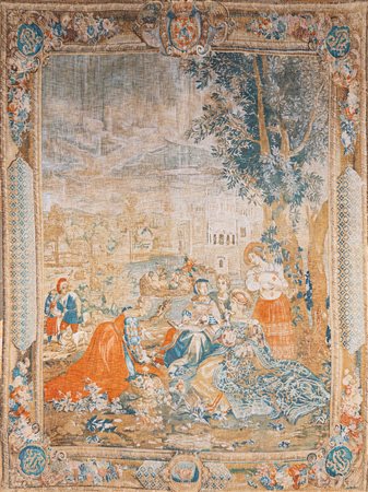 Arazzo meccanico, edizioni d'arte di Rambouillet, Francia, XX secolo...