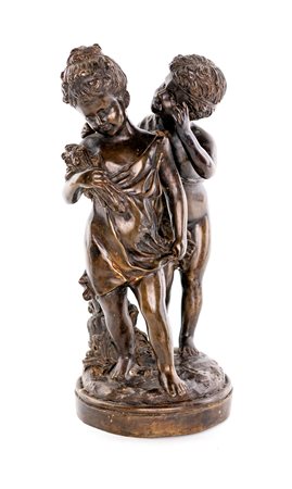 Allegoria della Primavera, XIX secolo, bronzo, altezza cm 45x20