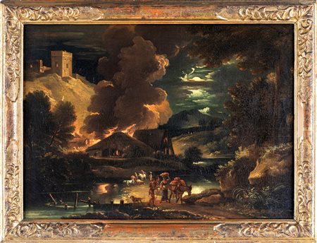 Pieter Muller detto il Cavalier Tempesta (attribuito a) (Harlem, 1637 -...