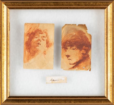 Antonio Mancini (Roma, 1852 - Roma, 1930), ultimo quarto del XIX secolo Studi...