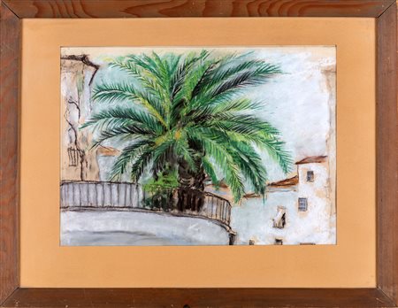 Katerina Wilczynski (Poznań, 07/07/1894 - 1978), 1929 Paesaggio di Evora...