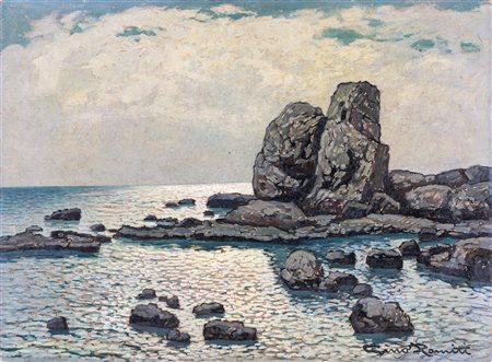 Gino Romiti (Livorno, 1881 - Livorno, 1967), anni '20 del XX secolo Veduta di...