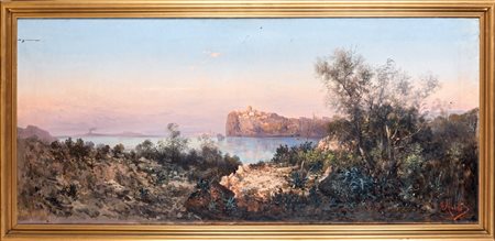 Henry Markò (Firenze, 1855 - Lavagna (Genova), 1921), 1880 circa Veduta di...