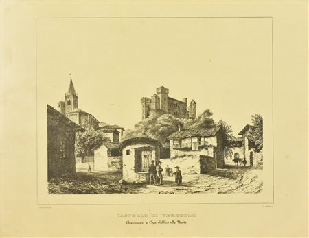 F. Conin CASTELLO DI VERZUOLO, stampa su carta, 28x34 cm L'opera presenta...