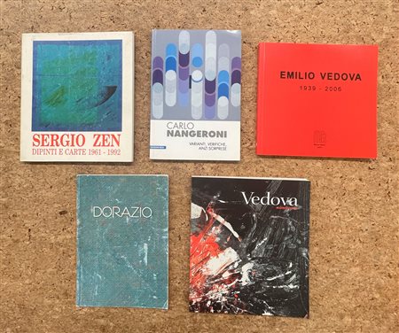 ARTISTI ITALIANI DEL DOPOGUERRA - Lotto unico di 5 cataloghi