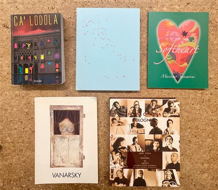 ARTE CONTEMPORANEA ITALIANA - Lotto unico di 5 cataloghi