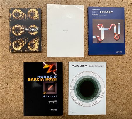 ARTE OPTICAL E CINETICA - Lotto unico di 5 cataloghi