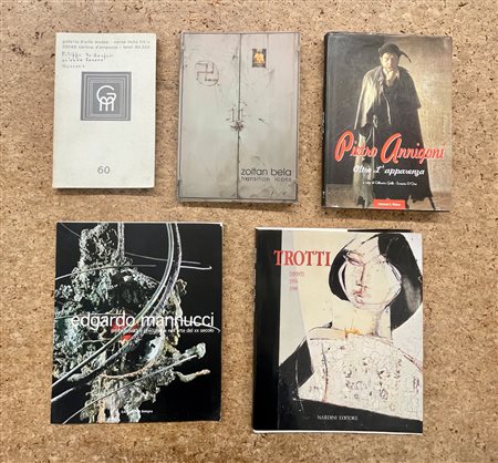 ARTE ITALIANA DEL DOPOGUERRA - Lotto unico di 5 catalogo