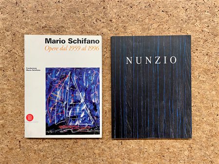 MARIO SCHIFANO E NUNZIO - Lotto unico di 2 cataloghi