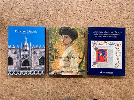 EDIZIONI BANCA POPOLARE VERONA E NOVARA - Lotto unico di 3 cataloghi