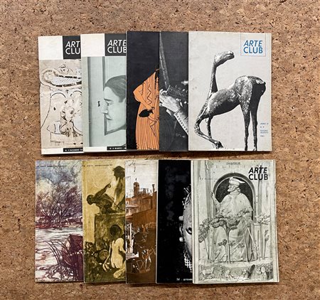 ARTE CLUB - Lotto unico di 10 riviste d'arte degli anni '60