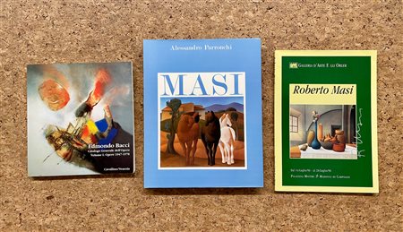 ROBERTO MASI E EDMONDO BACCI - Lotto unico di 3 cataloghi