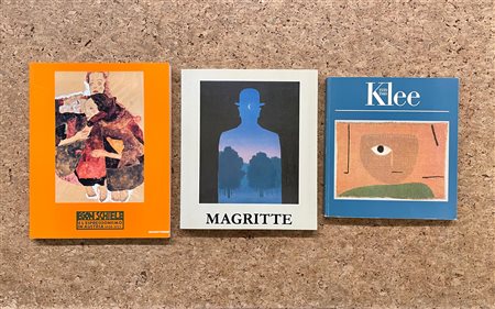 GRANDI MAESTRI DELLA STORIA DELL'ARTE (MAGRITTE, SCHIELE, KLEE) - Lotto unico di 3 cataloghi