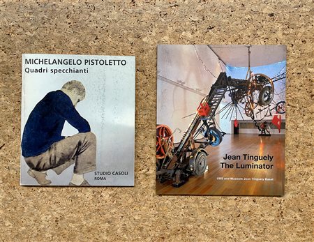 MICHELANGELO PISTOLETTO E JEAN TINGUELY - Lotto unico di 2 cataloghi