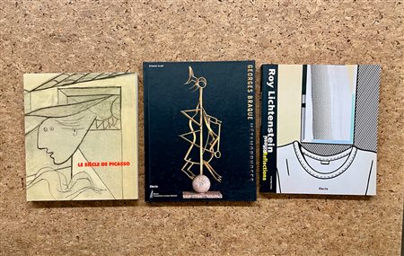 LICHTENSTEIN, BRAQUE E PICASSO - Lotto unico di 3 cataloghi