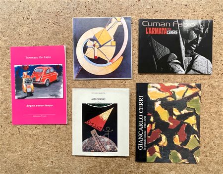 ARTE ITALIANA DEL DOPOGUERRA - Lotto unico di 5 cataloghi