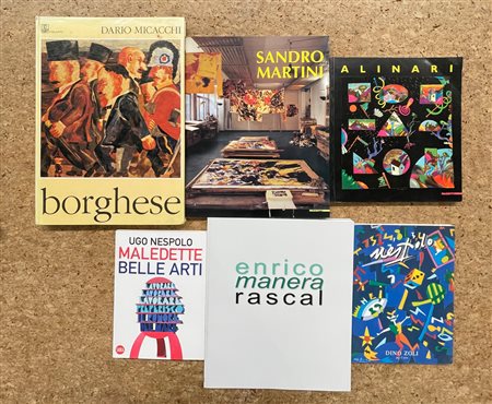ARTE ITALIANA DEL DOPOGUERRA - Lotto unico di 6 cataloghi