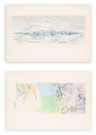 JACQUES VILLON (1875-1963) - Lotto unico di 2 litografie
