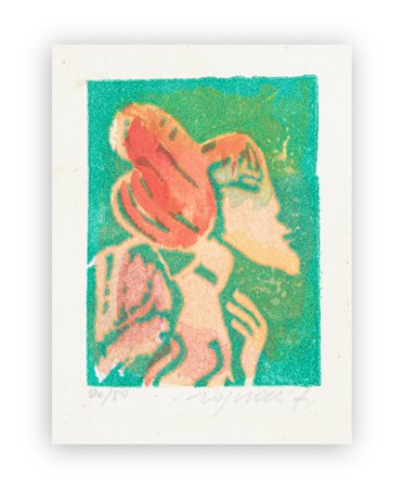 FRANCO ROGNONI (1913-1999) - Volto femminile
