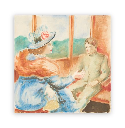 ALIGI SASSU (1912-2000) - Senza Titolo (Caffè)