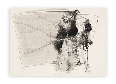 CARLO RAMOUS (1926-2003) - Senza Titolo, 1961