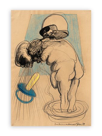 TINO VAGLIERI (1929-2000) - Concitazione notturna, 1977
