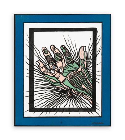 AGENORE FABBRI (1911-1998) - Mani, anni '80