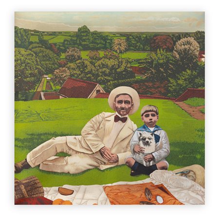 ANTONIO SALIOLA (1939)  - Un tranquillo pomeriggio d'autunno, 1973
