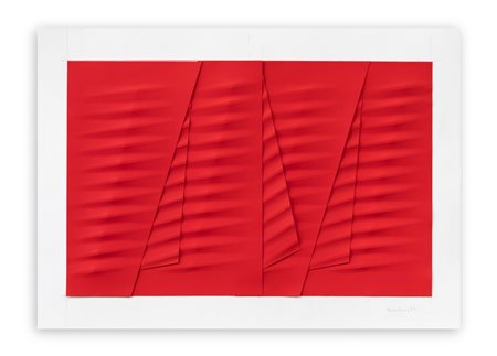 AGOSTINO BONALUMI (1935-2013) - Rosso, 2005