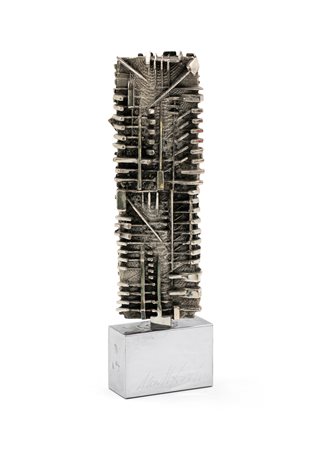 ARNALDO POMODORO (1926) - Stele per Logic, 1982