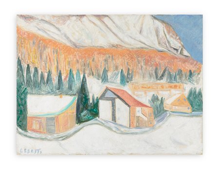 GIUSEPPE CESETTI (1902-1990) - Paesaggio, anni '60