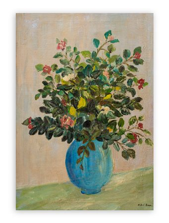 ANGELO DEL BON (1898-1952) - Fiori, 1950