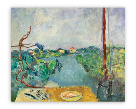 SAVINO LABÒ (1899-1976) - Paesaggio (Campagna di Torcello)