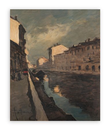 ACHILLE CATTANEO (1872-1932) - Senza Titolo