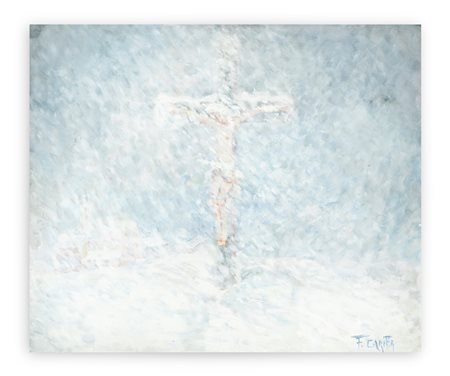 FRANCIS CARIFFA (1890-1975) - Christ de Lansvellard. Savoie, 1978