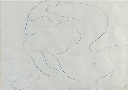 GERMANÀ MIMMO Catania (Ct) 1944 Senza titolo 1990 Matita su carta 34,50x47,00...