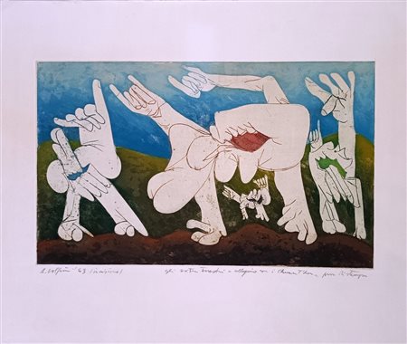 VOLPINI RENATO Napoli (Na) 1934 Gli extraterrestri a colloquio con i.........