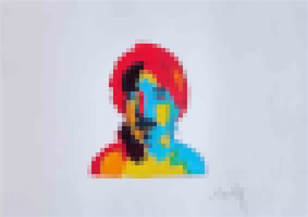 LODOLA MARCO Pavia (Pv) 1955 Frenk Zappa 1990 Mista su carta 33,00x24,00...